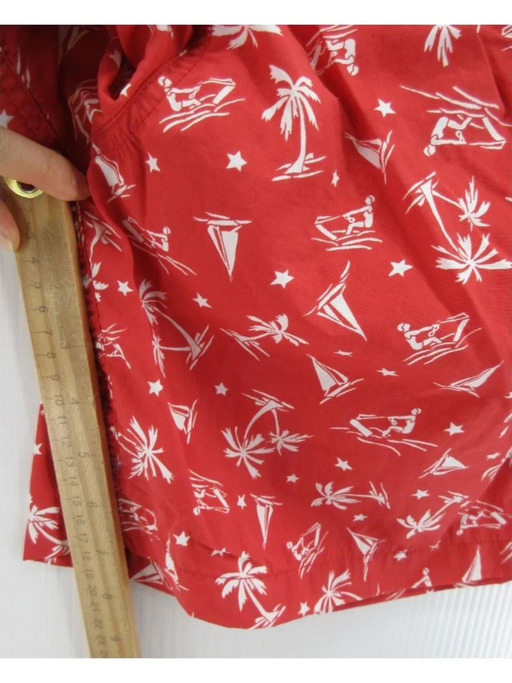Polo Ralph Lauren Swim Trunks XXL Tall Native Palm Tree Sailboat AOP